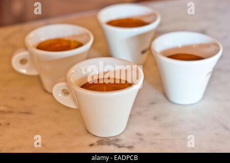 Tasse Kaffee in der italienischen Art und Weise Stockfoto