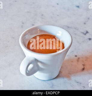 Tasse Kaffee in der italienischen Art und Weise Stockfoto