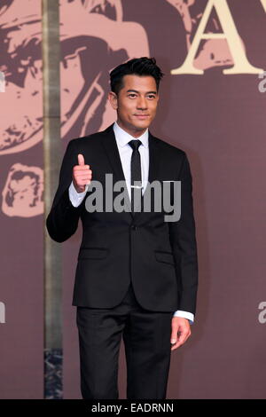 Aaron Kwok besucht den 51. golden Horse Award als Richter in Taipei, Taiwan, China am 12. November 2014. Stockfoto