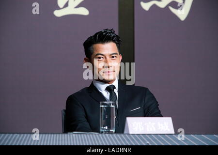 Aaron Kwok besucht den 51. golden Horse Award als Richter in Taipei, Taiwan, China am 12. November 2014. Stockfoto