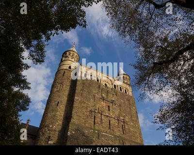 Basilika der Muttergottes romanische Kirche außen in Maastricht, Niederlande Stockfoto