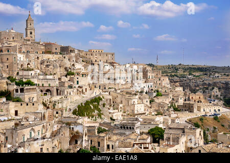 Die antike Stadt Matera. Basilikata, Italien Stockfoto