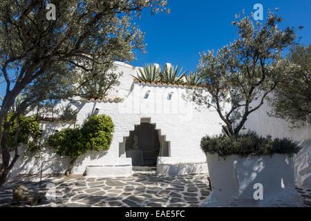 Olivengarten, Salvador Dali, Port Lligat, Cap de Creus, Costa Brava, Girona, Spanien, Katalanien, Portlligat Stockfoto