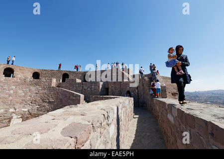 Burg von Ankara Kalesi, Ankara, Zentral-Anatolien Region, Anatolien, Türkei Stockfoto