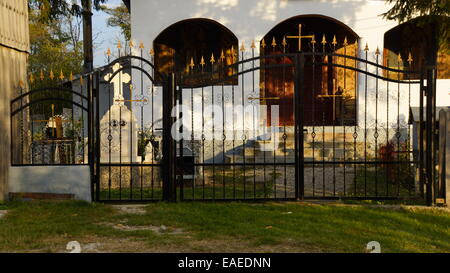 Traditionelle orthodoxe Kirche aus Rumänien, Est Europe. Stockfoto