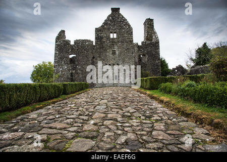 Tully Castle, County Fermanagh, Nordirland. Stockfoto