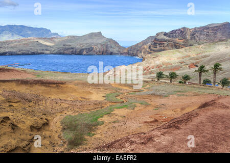 Die Ostküste der Insel Madeira in der Nähe von Canical, Portugal Stockfoto