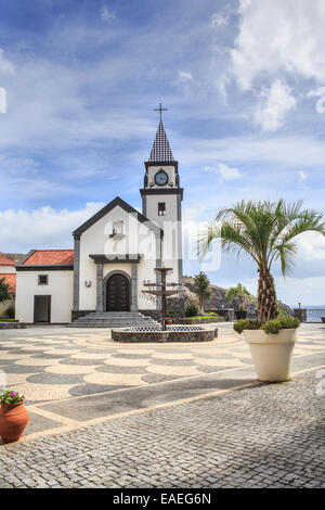 Marina Resort am konisch auf Ostküste der Insel Madeira, Portugal Stockfoto