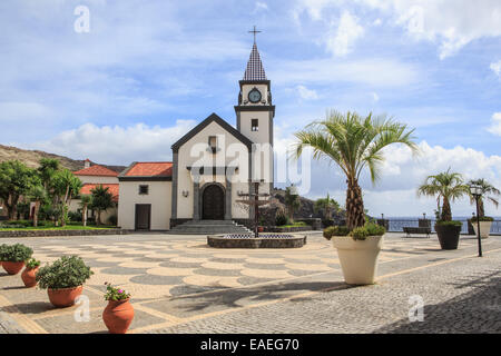 Marina Resort am konisch auf Ostküste der Insel Madeira, Portugal Stockfoto