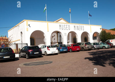 Museo Minero Bergbaumuseum in Rio Tinto Bergbau Bereich, Minas de Riotinto, Provinz Huelva, Spanien Stockfoto