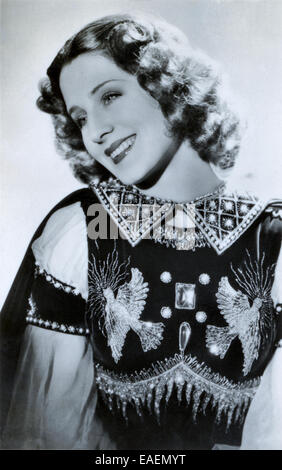 Norma Shearer von einer 1930er Jahre Ross Verlag Karte Stockfoto