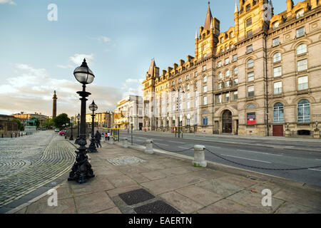 LIVERPOOL, Vereinigtes Königreich - 8. Juni 2014: Die ehemaligen North-Western-Hotel ist auf der Ostseite der Lime Street, Liverpool, England. Stockfoto