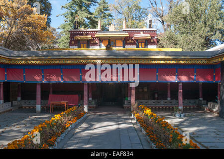 Sommerpalast Norbulingka, Lhasa, einmal eine Sommerresidenz für den Dalai Lama Stockfoto