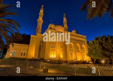 Jumeirah Moschee in Dubai, Vereinigte Arabische Emirate Stockfoto