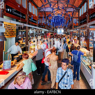 San Miguel Markt. Madrid. Spanien Stockfoto