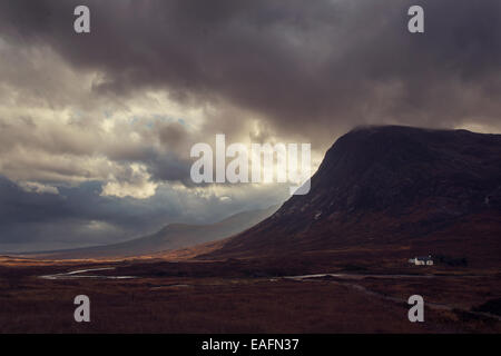 Glen Coe-Gebirge in Schottland Stockfoto