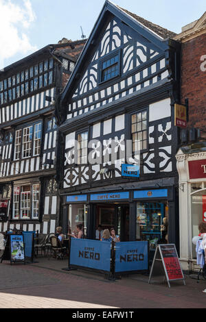 Cafe Nero in der High Street in Nantwich Cheshire England UK Stockfoto