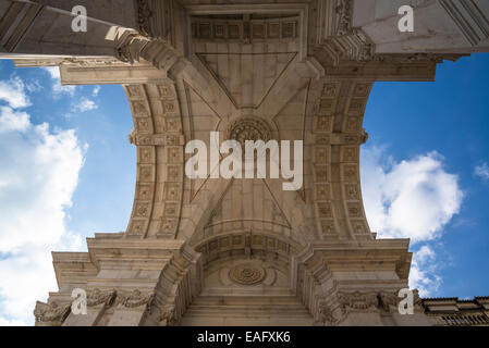 Arco da Rua Augusta, Lissabon, Portugal Stockfoto