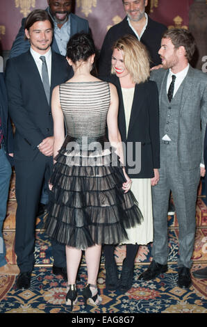 Sky Atlantic neue Drama statt Penny Dreadful screening bei St Pancras Renaissance Hotel - Anreise.  Mitwirkende: Billie Piper, Josh Hartnett, Eva Green, Harry Treadaway Where: London, Vereinigtes Königreich bei: 12. Mai 2014 Stockfoto