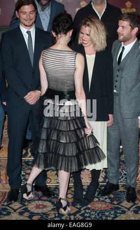 Sky Atlantic neue Drama statt Penny Dreadful screening bei St Pancras Renaissance Hotel - Anreise.  Mitwirkende: Billie Piper, Josh Hartnett, Eva Green, Harry Treadaway Where: London, Vereinigtes Königreich bei: 12. Mai 2014 Stockfoto