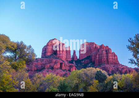 Die Farben des Herbstes in schönen Sedona Arizona Stockfoto