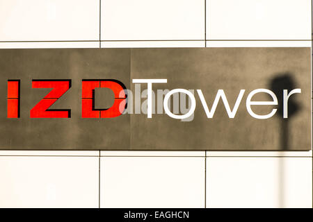 IZD Tower, Donau-City, DC, Wien, Österreich Stockfoto