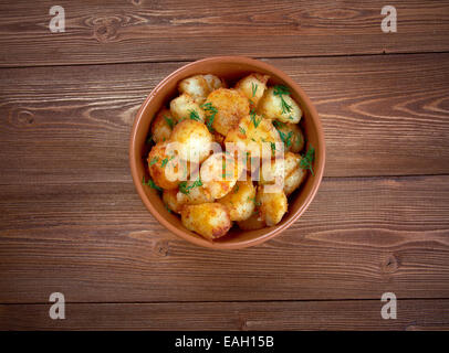 Jeera Aloo - Kartoffeln mit Kreuzkümmel gewürzt Stockfoto