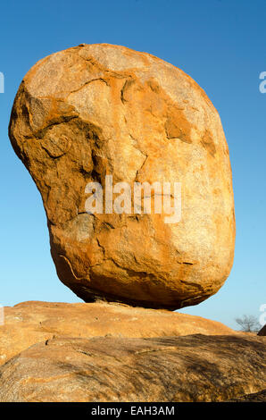 Felsformationen, Devils Marbles, in der Nähe von Tennant Creek, Northern Territory, Australien Stockfoto