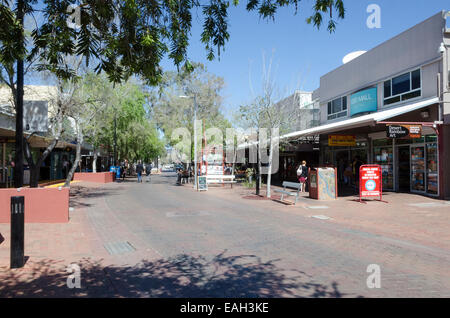 Shopping-Mall, Hartley Street, Alice Springs, Northern Territory, Australien Stockfoto