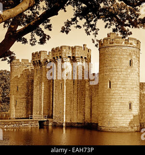 Bodiam Castle East Sussex Stockfoto