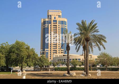 Einen Überblick über das äußere des Hotels Ritz-Carlton, Doha, Katar Stockfoto