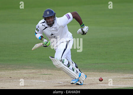 Cricket - Michael Carberry Hampshire Fledermäuse in der LV County Championship Stockfoto