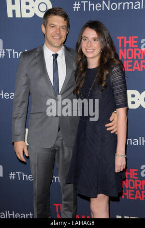 Die normale Herz New Yorker Premiere - roten Teppich Ankünfte mit: Jason Blum, Lauren Schuker Blum wo: Manhattan, New York, Vereinigte Staaten, wann: 13. Mai 2014 Stockfoto