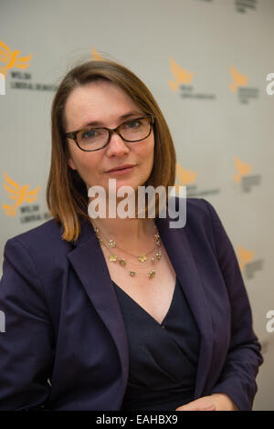 Aberystwyth, Wales, UK. 15. November 2014. Kirsty Williams CBE AM, Führer der Waliser Liberal-Demokraten und das Mitglied die walisische Brecon und Radnorshire, bei der Waliser Liberal-Demokraten Herbstkonferenz Credit: Keith Morris/Alamy Live-Nachrichten Stockfoto