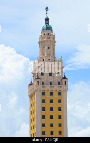 Freedom Tower, Miami, Florida: Detail der Freedom Tower in der Innenstadt, Miami, Florida. Stockfoto