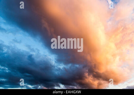 Dramatischer Himmel Stockfoto