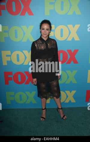 FOX-Upfronts im Beacon Theater - Ankünfte mit: Melissa Fumero Where: New York City, New York, Vereinigte Staaten, wann: 13. Mai 2014 Stockfoto