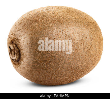 Kiwifrucht isoliert auf weißem Hintergrund. Clipping-Pfad Stockfoto