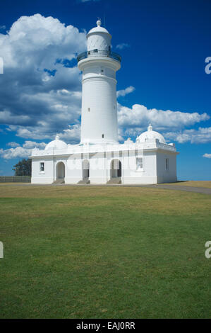 Die Macquarie Lighthouse auch bekannt als South Head oberen Light war der erste und längste Umhüllung Leuchtturm Ort in Australien Stockfoto