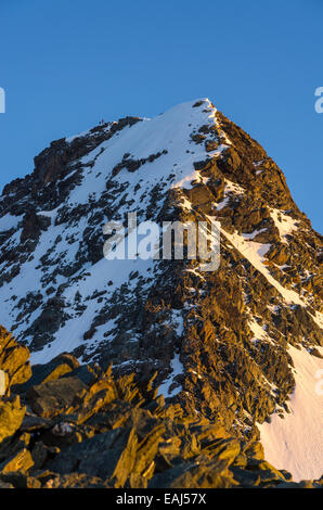 Der höchste Berg in Österreich, Großglockner, Teil der größeren Glockner-Gruppe von der hohen Tauern-Bereich Stockfoto