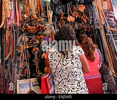 Fleischmarkt in Oaxaca-Stadt, Mexiko Stockfoto