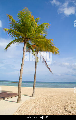 Sandstrand in Cancun, Mexiko Stockfoto