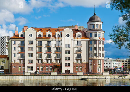 Fischerdorf - ethnographische, Handel und Handwerk Center. Kaliningrad (bis 1946 Königsberg), Russland Stockfoto