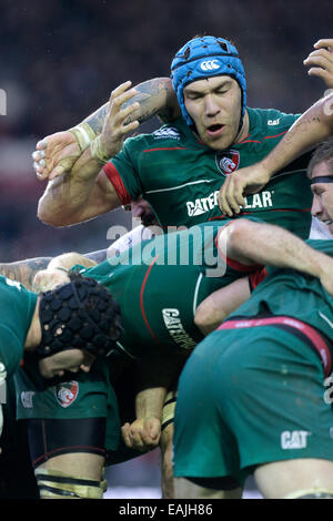 Leicester, UK. 16. November 2014. Graham Kitchener von Leicester Tigers - Rugby Union - Aviva Premiership - Leicester Tigers Vs Sarazenen - Saison 2014/15 16. November 2014 - Foto Malcolm Couzens/Sportimage. Bildnachweis: Csm/Alamy Live-Nachrichten Stockfoto
