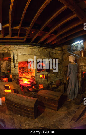 Sally Lunn Museum in Sally Lunn Teestuben, Bad Stockfoto