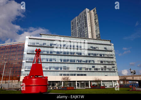 Obel Turm und Büros von Allen und Overy Donegall Kai Belfast Nordirland Stockfoto