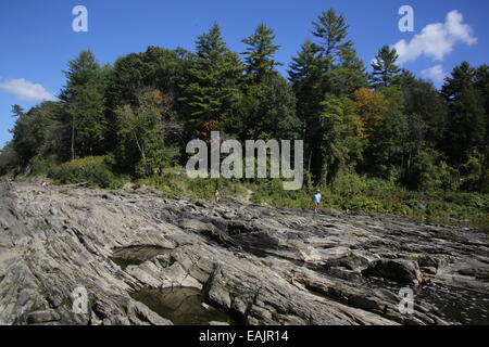 Quechee Schlucht in der Nähe von Woodstock, VT Stockfoto