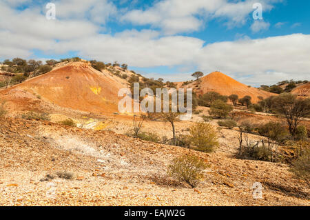 Painted Desert, in der Nähe von Coober Pedy, Südaustralien, Australien Stockfoto