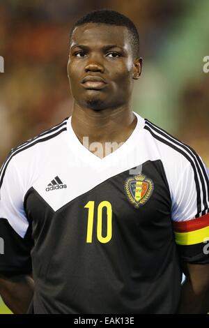 Junior Malanda (BEL), 12. November 2014 - Fußball / Fußball: U21 internationale Freundschaftsspiele match zwischen Spanien 1-4 Belgien im Stadium A Malata, Ferrol, Spanien. (Foto von Mutsu Kawamori/AFLO) Stockfoto