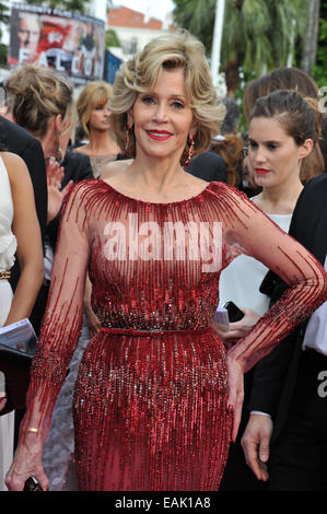 67. jährlichen Cannes Film Festival - Eröffnung & "Grace Of Monaco" Premiere mit: Jane Fonda wo: Cannes bei: 14. Mai 2014 Stockfoto